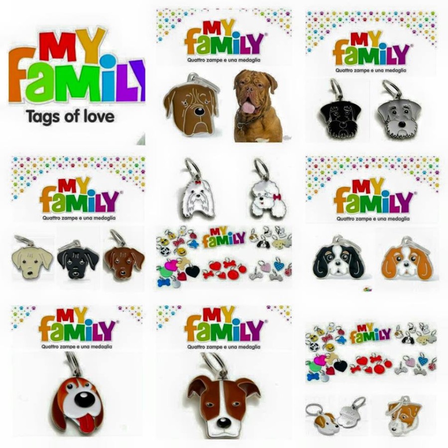 Medagliette My Family con Incisione