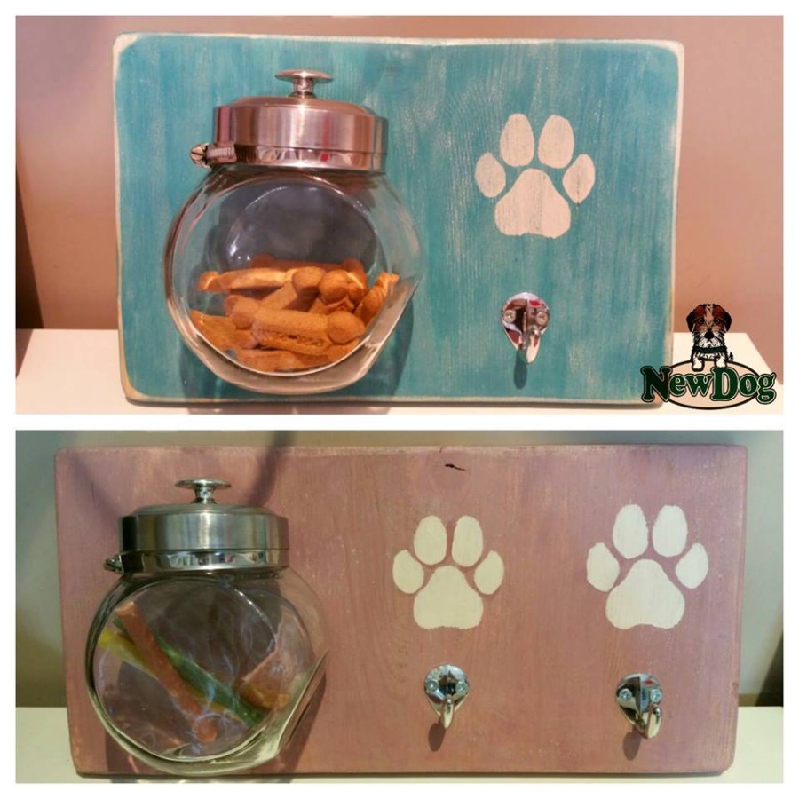 Porta Biscotti ed Appendi Guinzaglio Artigianale