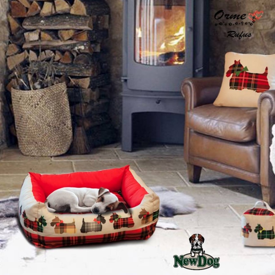 Cuccia e Cuscino con Terrier