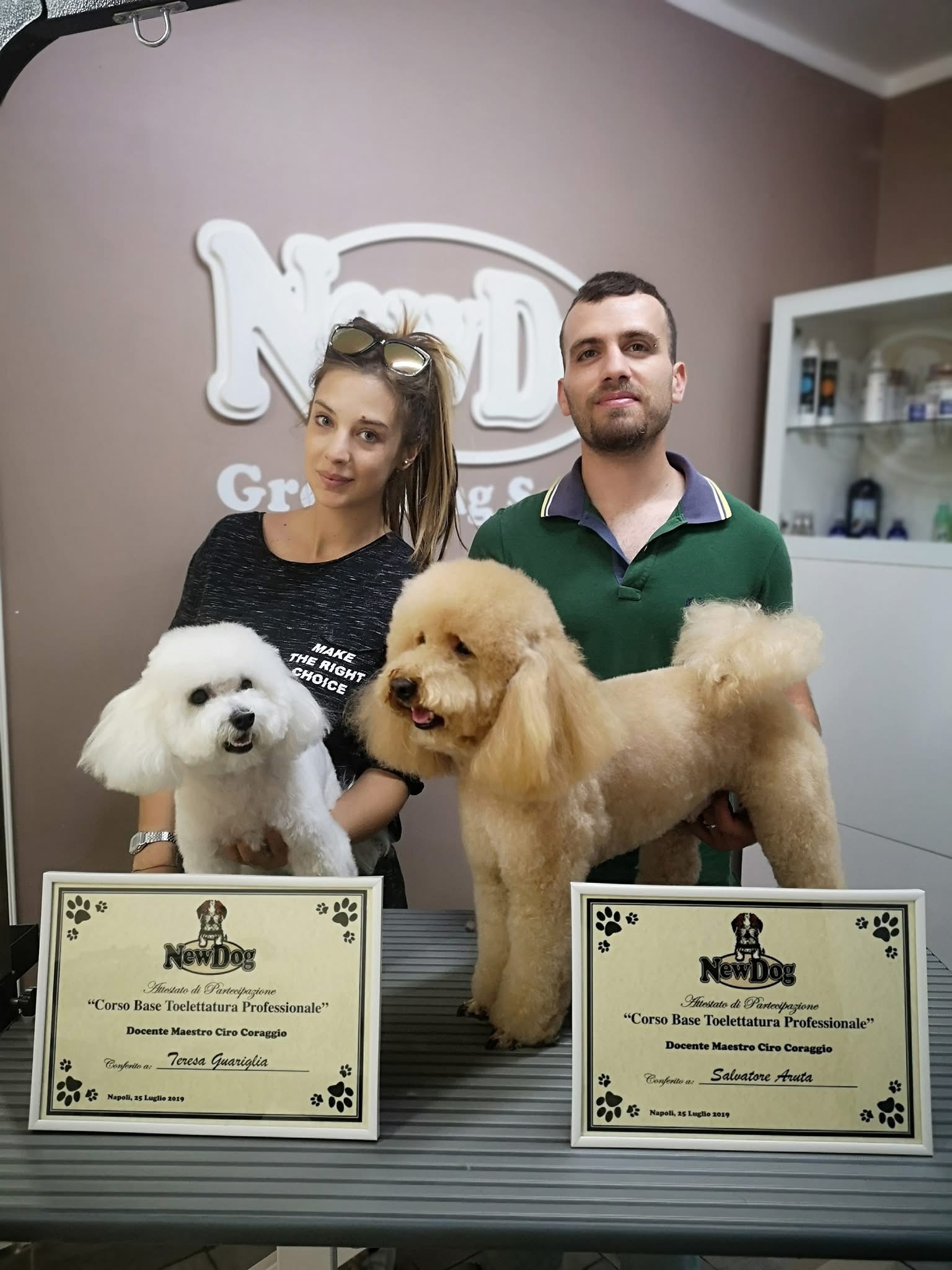 Complimenti a Teresa e Salvatore